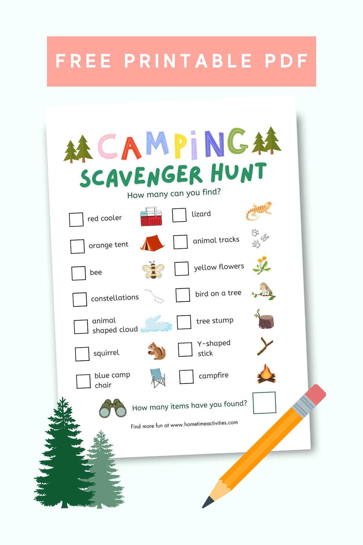 Craftivity Designs City Scavenger Hunt Games For Kids, Outdoor Or Indoor, Birthday Party, Road Trip, Travel Activities, 10 Dry Erase Markers And Cards, Educational Family Game Night