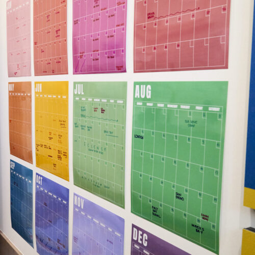 Our Family Command Center with Wall Calendar - Stay Organized