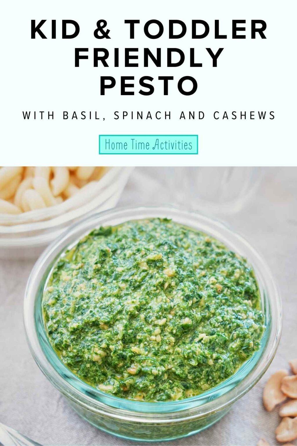 Kids Pesto Recipe Mild Tasting (For Toddlers and Babies too)