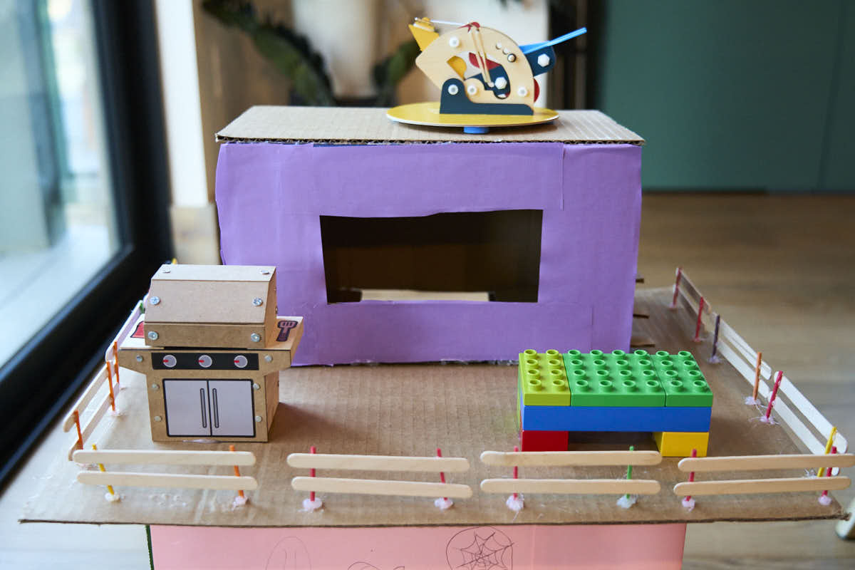 Cardboard House Project For School Easy Cardboard House Project For School Easy