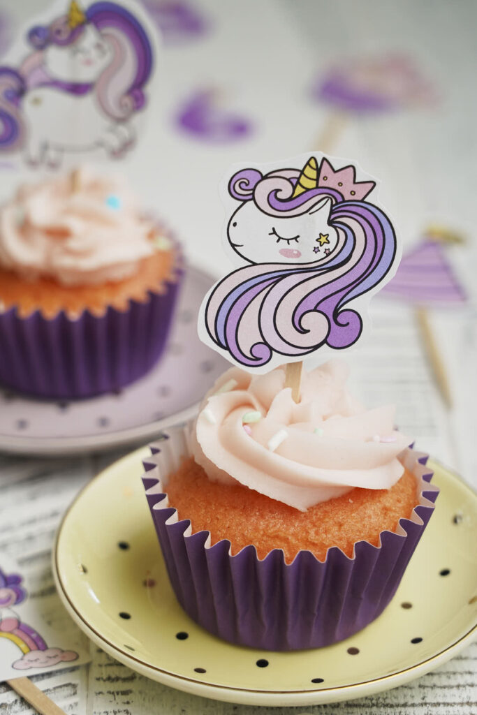 Unicorn Cake Toppers - Free Printable