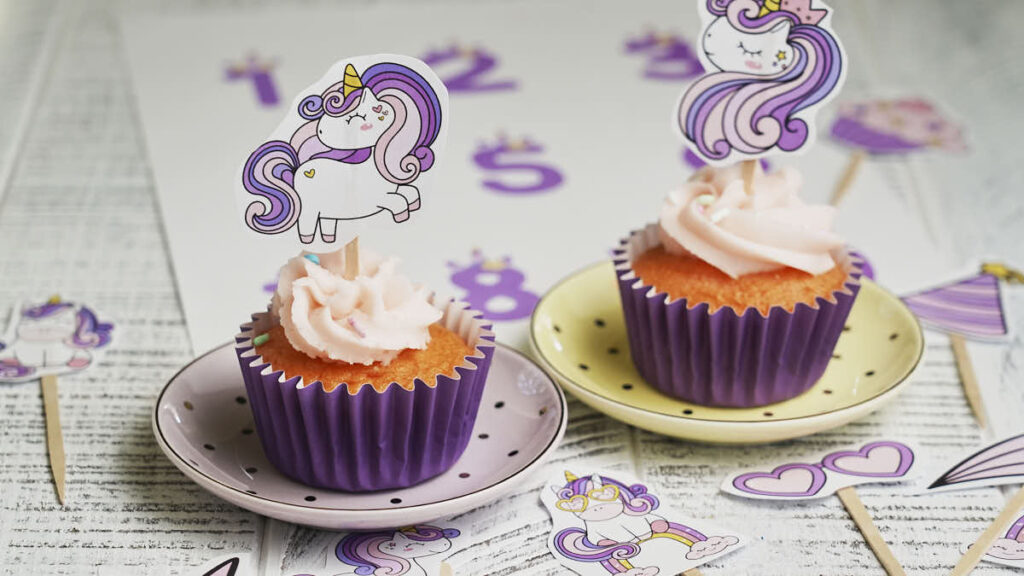 Unicorn Cake Toppers - Free Printable