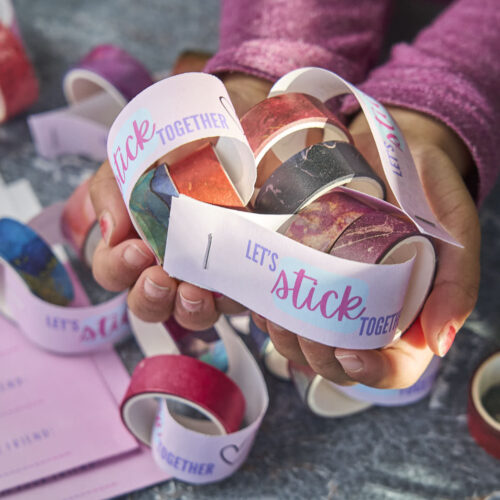 Washi Tape Valentines - Free Printable