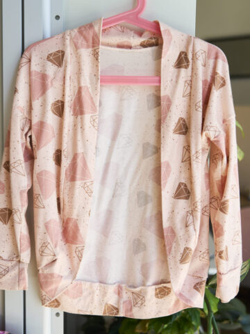 easy kids cardigan sewing pattern