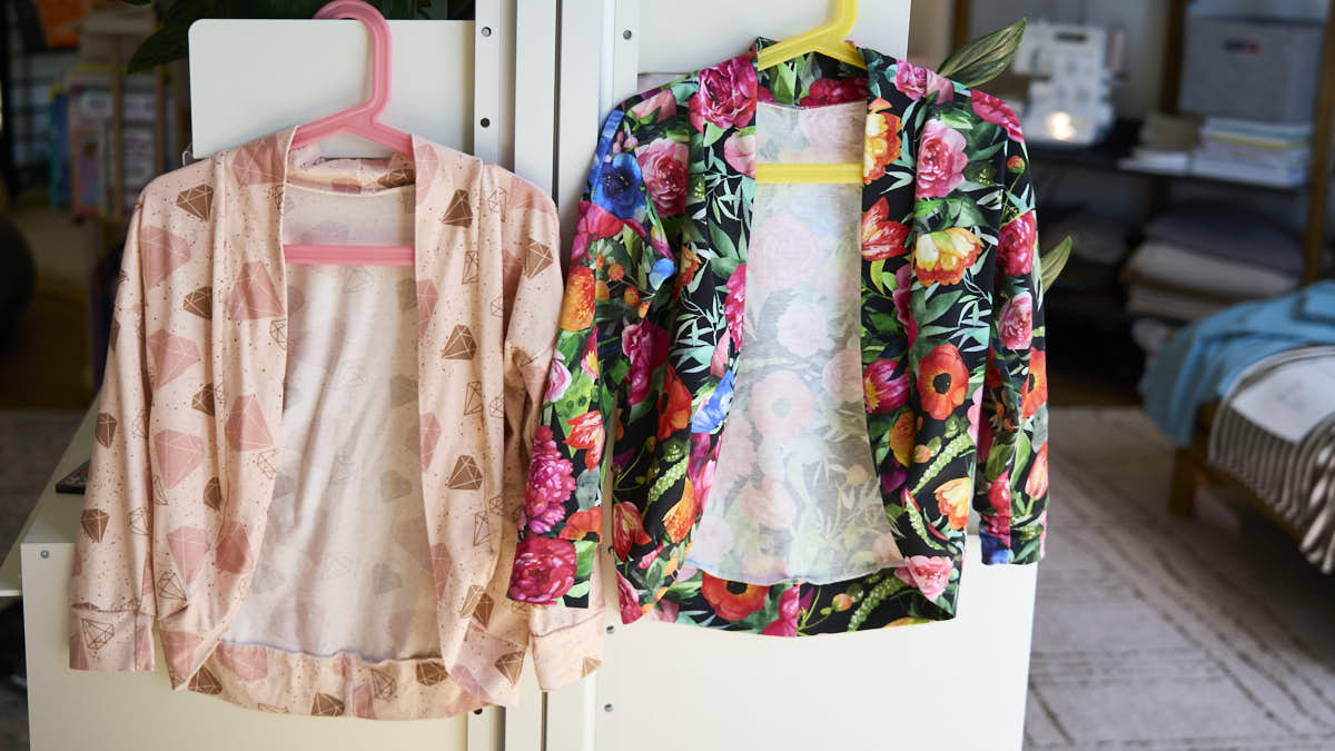 easy kids cardigan sewing pattern