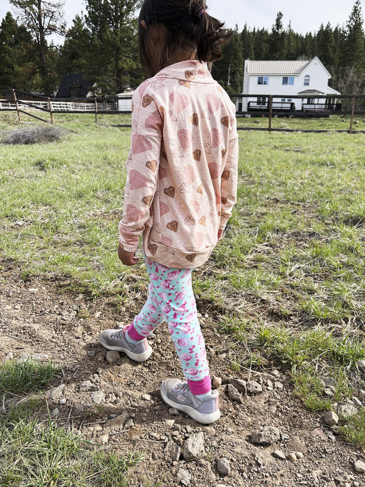 kids cocoon cardigan sewing pattern review